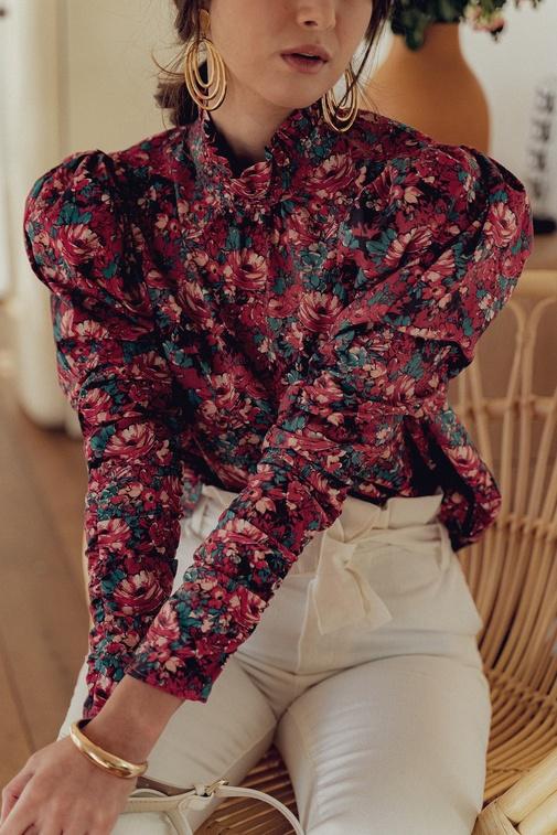 Blouse Greta Brume - Fleurie