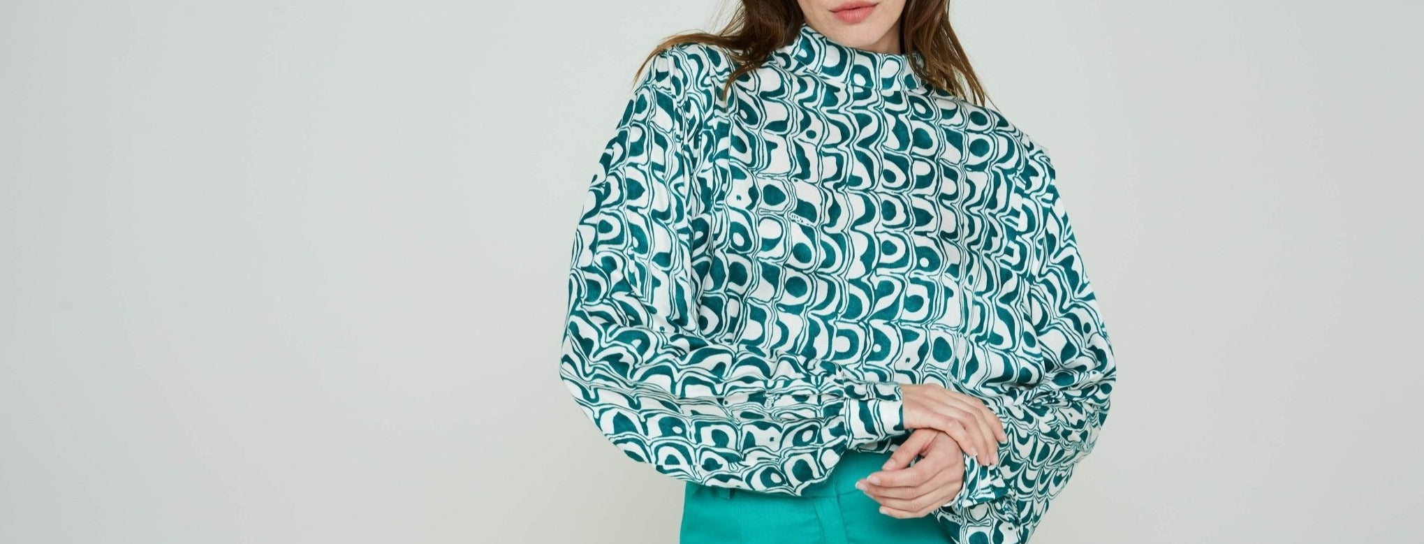 Blouse Hermine Becca - Émeraude - Modetrotter - The Bradery