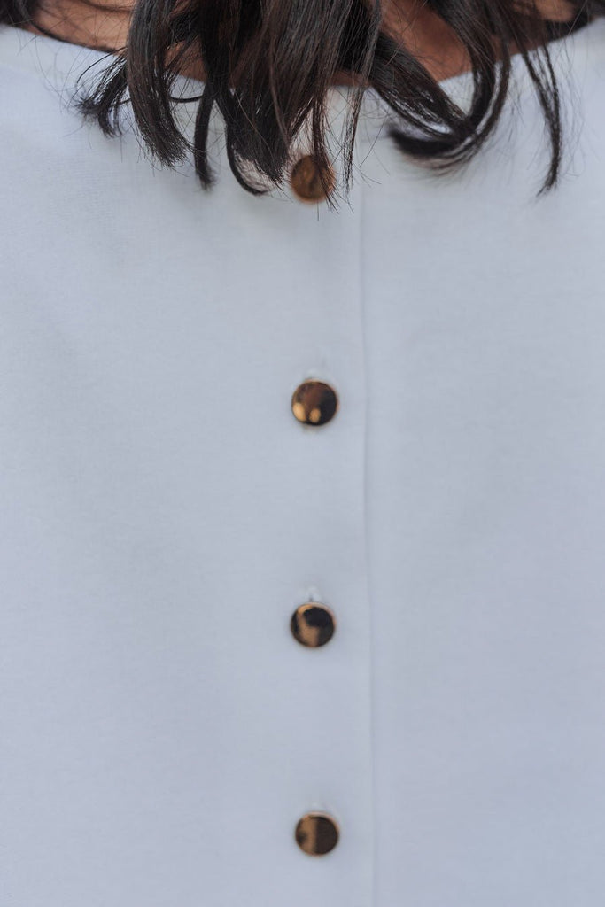 Blouse Lemuel Blanc - Saaj Paris - The Bradery