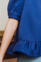 Blouse Lemuel Cobalt - Saaj Paris - The Bradery