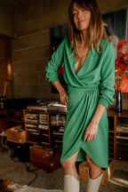 Blouse Louisa - Green - Plume Paris - The Bradery