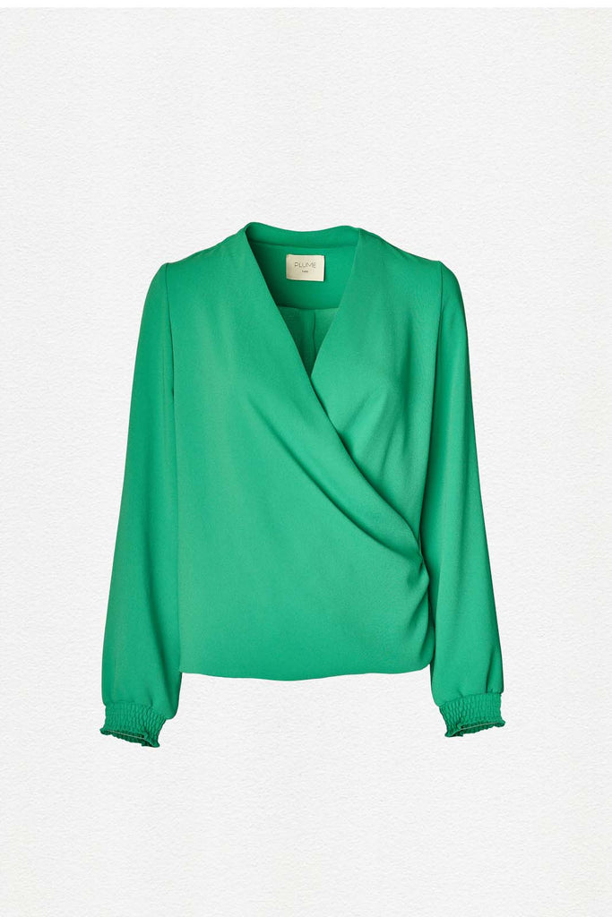 Blouse Louisa - Green - Plume Paris - The Bradery