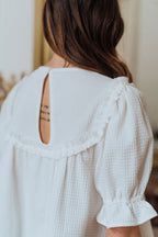 Blouse Sally Blanc - Saaj Paris - The Bradery