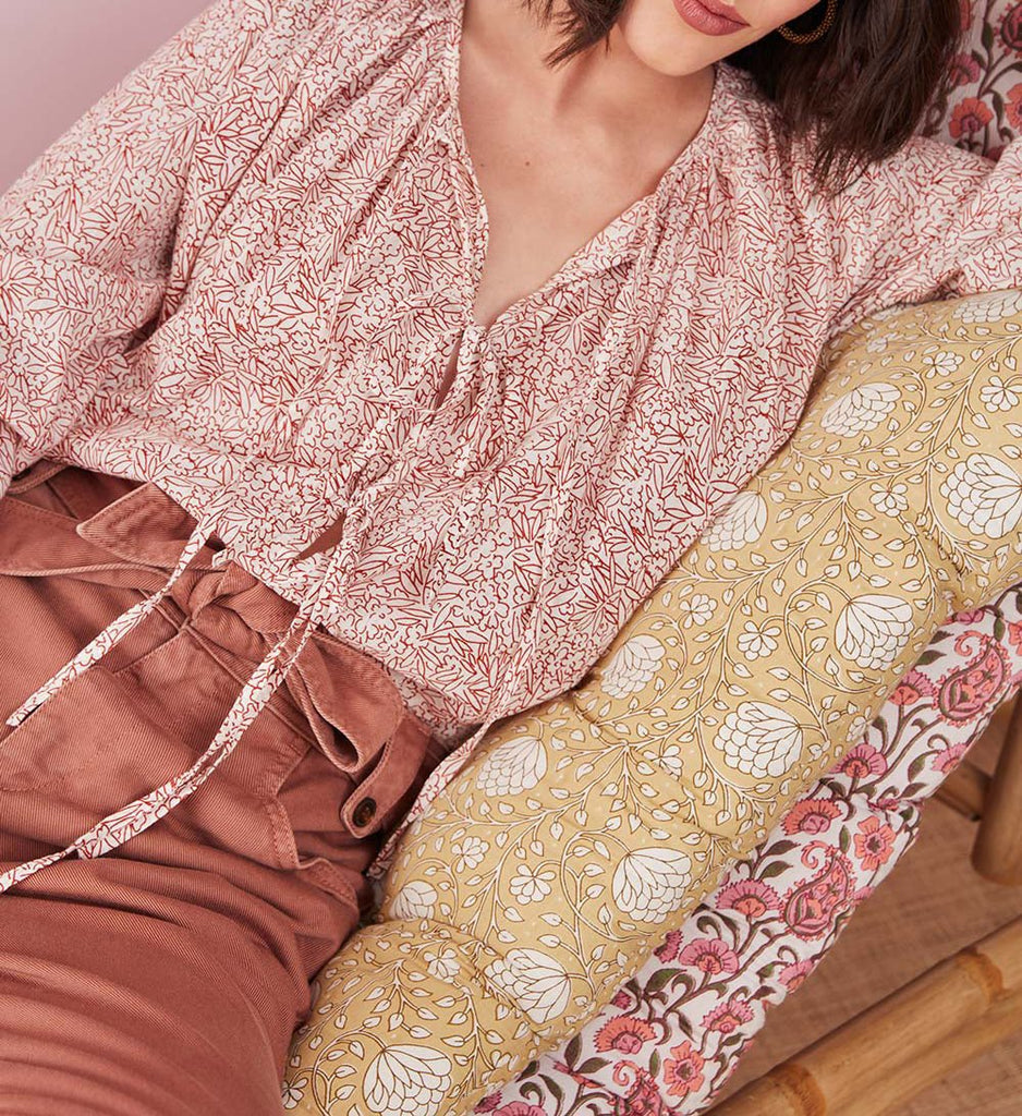 Blouse Solivan - Yoko Ecru - Des Petits Hauts - The Bradery