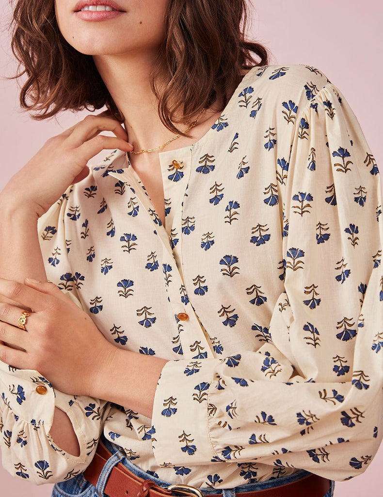 Blouse Tanja - Bleuet - Des Petits Hauts - The Bradery