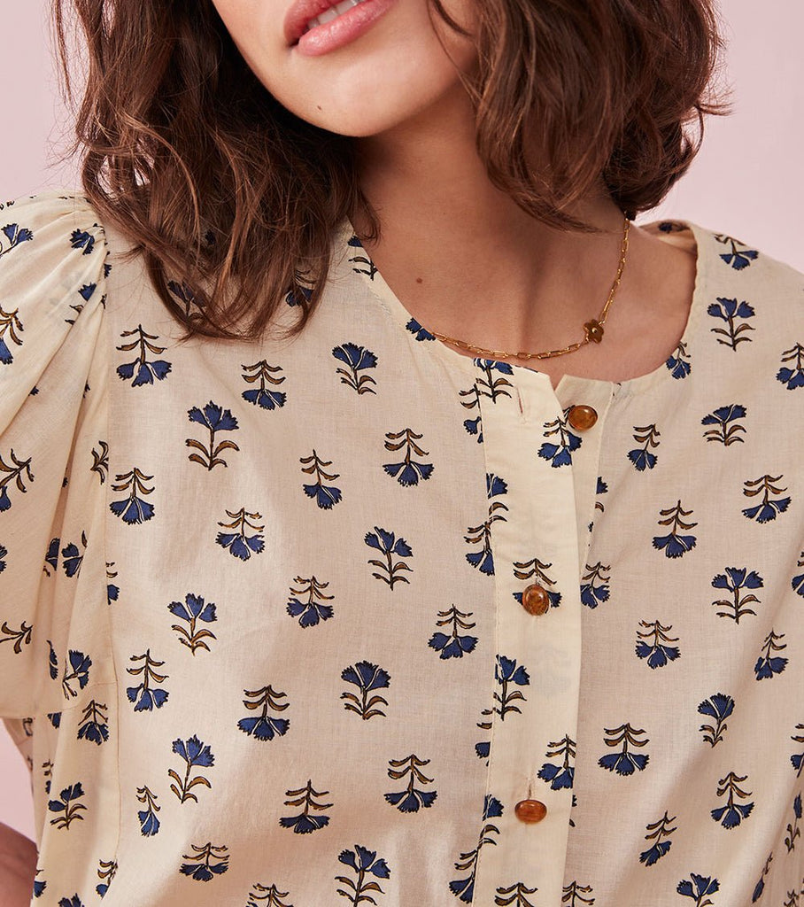 Blouse Tanja - Bleuet - Des Petits Hauts - The Bradery