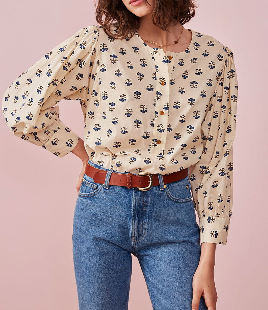Blouse Tanja - Bleuet - Des Petits Hauts - The Bradery
