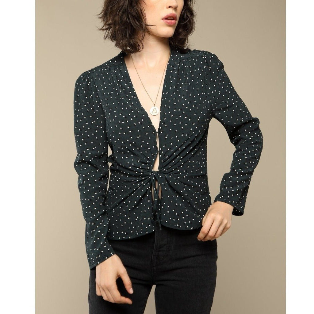 Blouse Yasmine - Pois Vert - Rouje* - The Bradery