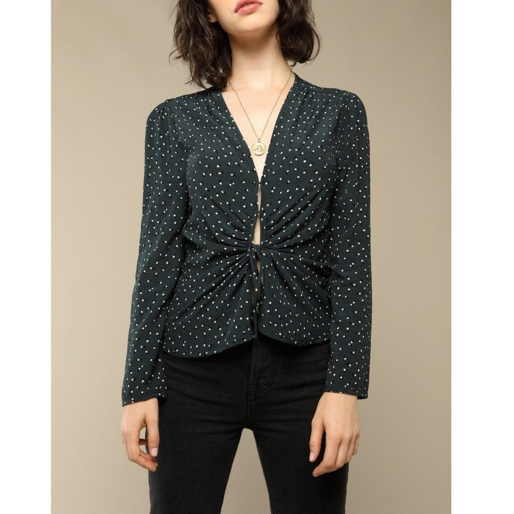 Blouse Yasmine - Pois Vert - Rouje* - The Bradery