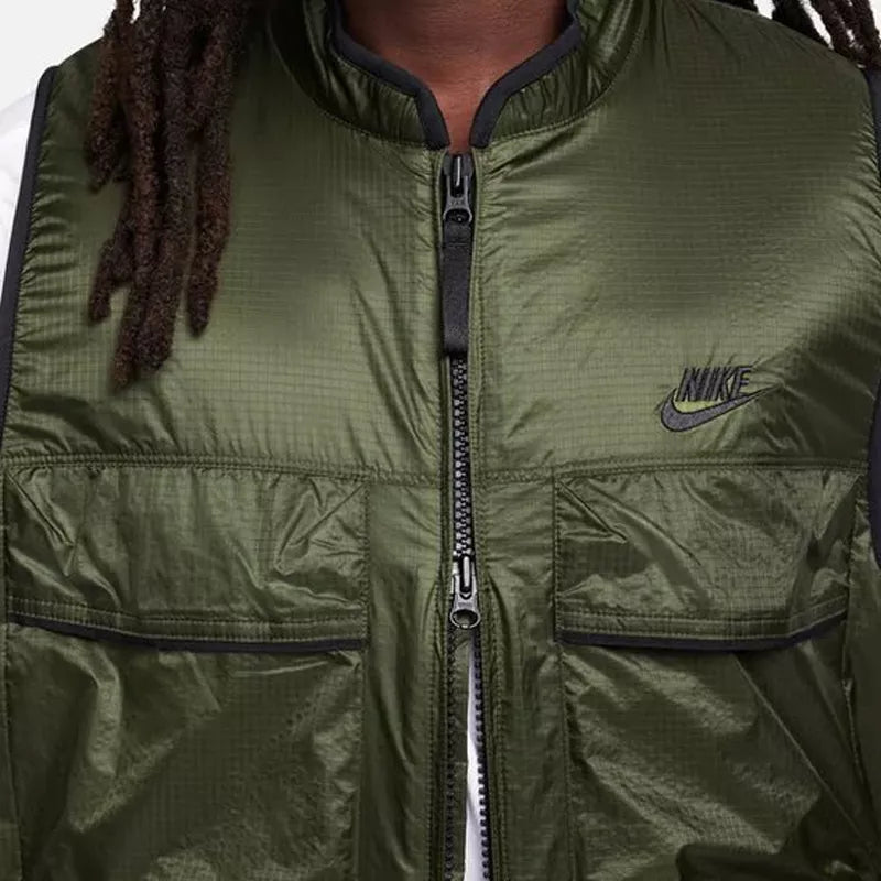 Blouson Sans Manche Tech Fleece Utility Vest - Kaki