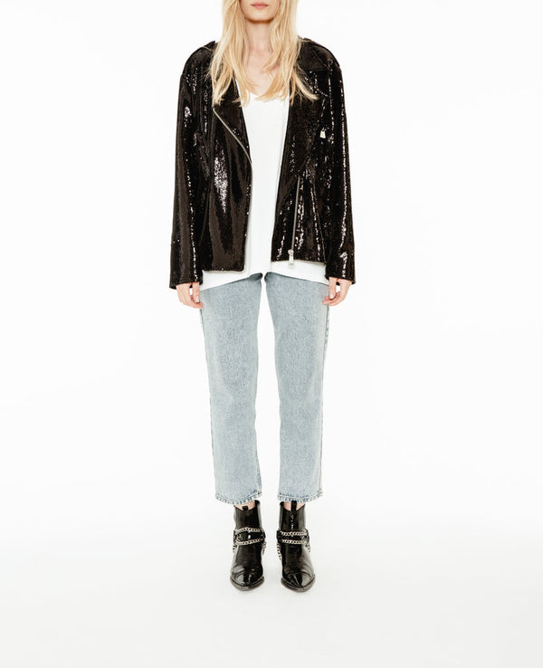Blouson Skander - Noir Brillant Manteaux & Vestes Margaux Lonnberg