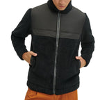 Blouson Ugg Seth Blocked Sherpa - Noir - Homme - UGG - The Bradery