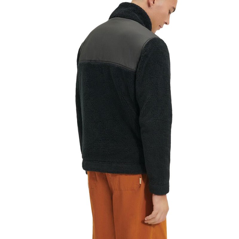 Blouson Ugg Seth Blocked Sherpa - Noir - Homme - UGG - The Bradery