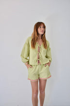 Blouse Marta Vichy Vert