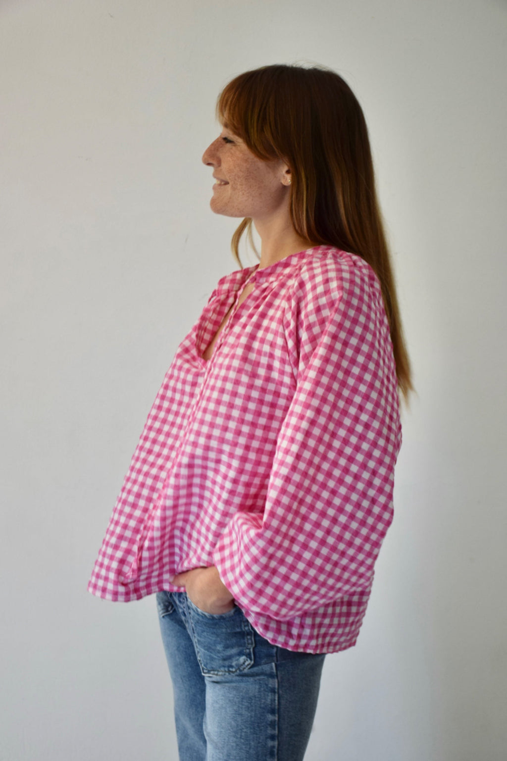 Blouse Matilde Vichy Fuchsia