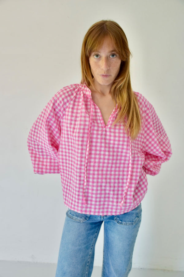 Blouse Matilde Vichy Fuchsia