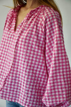 Blouse Matilde Vichy Fuchsia