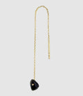 Mon Precieux Gem - Boucle D'Oreille Chaîne Courte Pépite Onyx (Vendue À L'Unité) - Femme