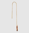 Mon Precieux Gem - Boucle D'Oreille Chaîne Courte Rang Œil De Tigre (Vendue À L'Unité) - Femme