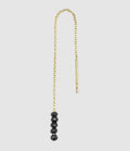 Mon Precieux Gem - Boucle D'Oreille Chaîne Courte Rang Onyx (Vendue À L'Unité) - Femme