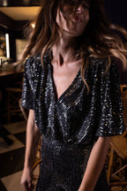 Body Jordhyn - Paillettes - Plume Paris - The Bradery