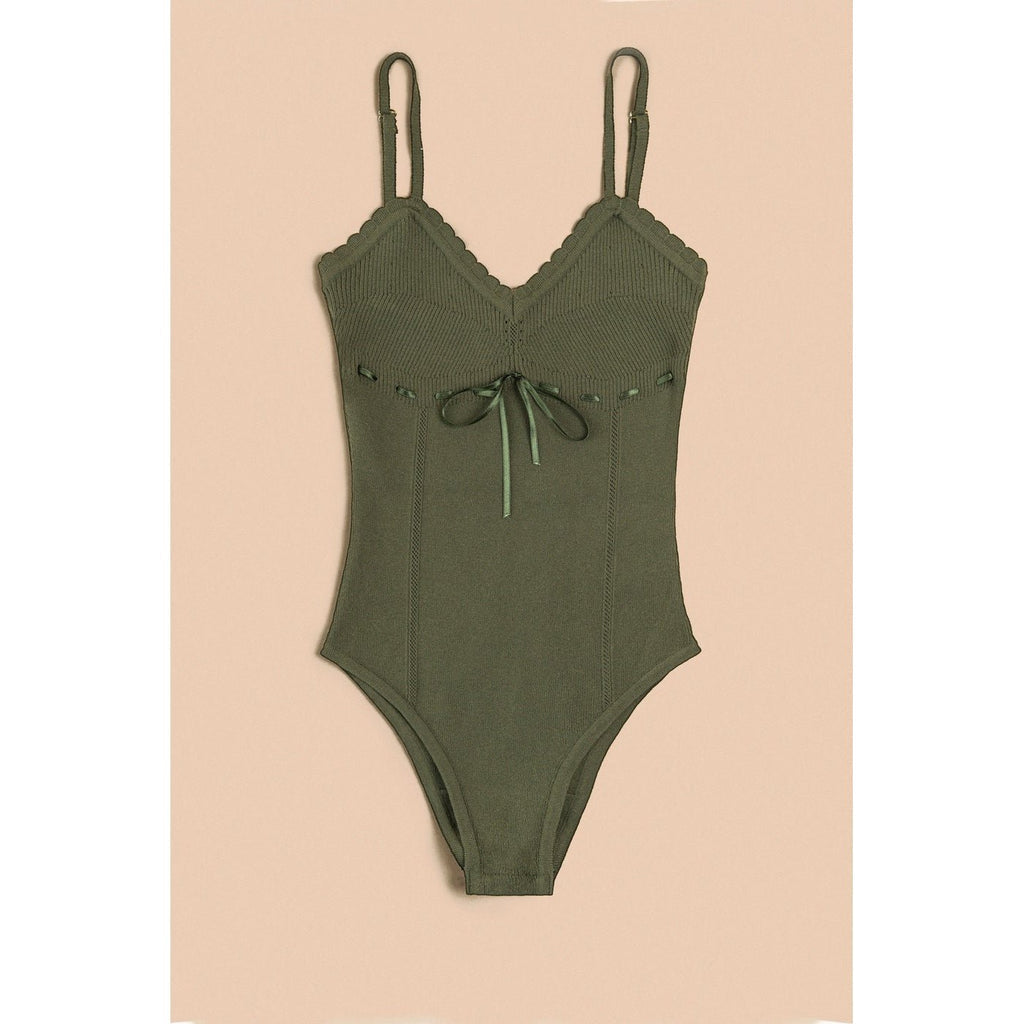 Body Pia - Kaki Uni - Rouje - The Bradery