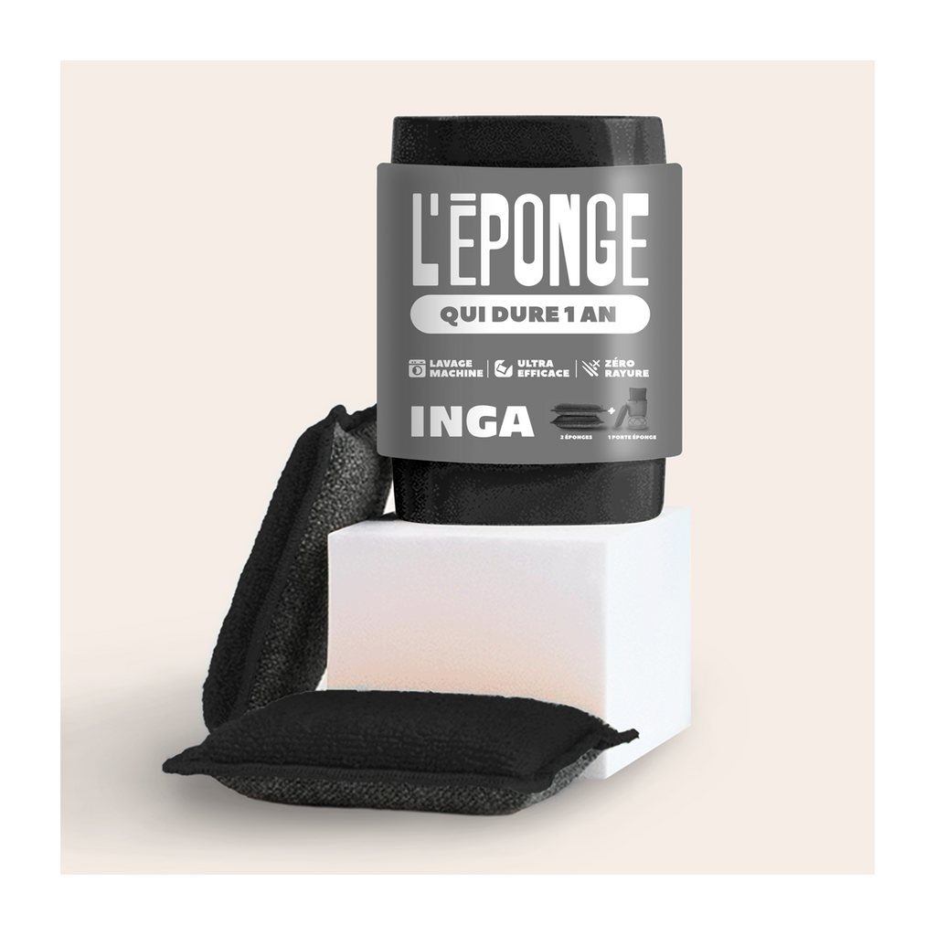 Duo D'Éponges Lavables (avec ou sans support)
