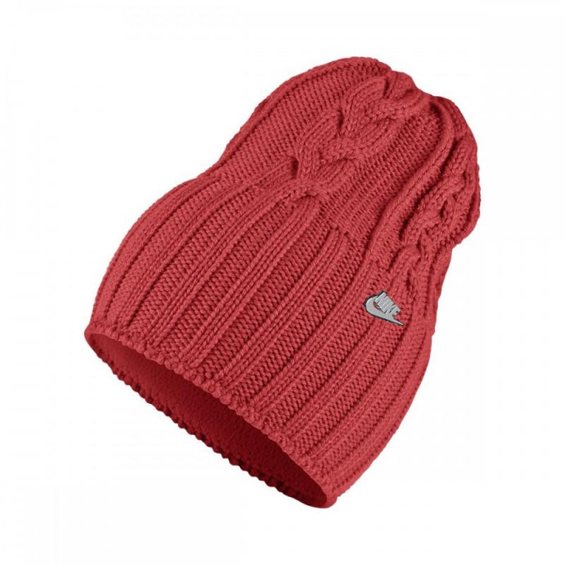 Bonnet Nike Cable Knit - 688790-696 - Rose - Femme NIKE BONNET FEMME TEXTILE Nike