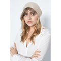 Bonnet Style 1 Faith Beige, 100% Cachemire, 2 Fils, Jersey - Accessoires - Perfect Cashmere - The Bradery
