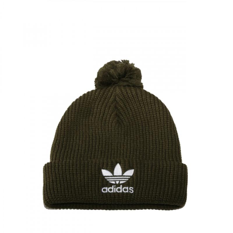Bonnets Adidas Originals Pom Pom Beanie - Kaki - Mixte ACCESSOIRE Adidas
