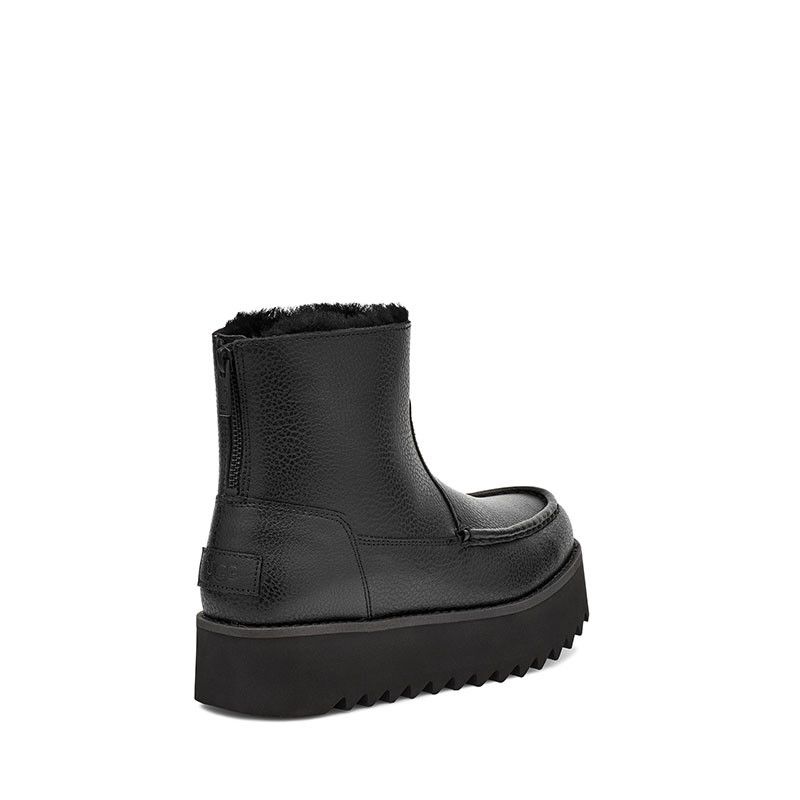 Boots Classic Rising Heel Zip - Noir - Femme - UGG - The Bradery
