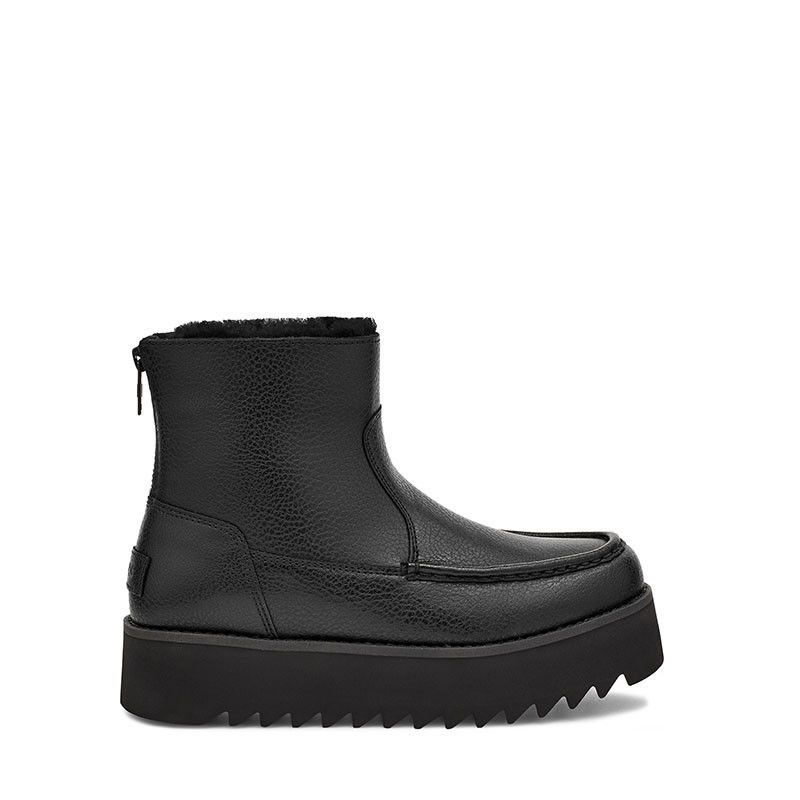 Boots Classic Rising Heel Zip - Noir - Femme - UGG - The Bradery