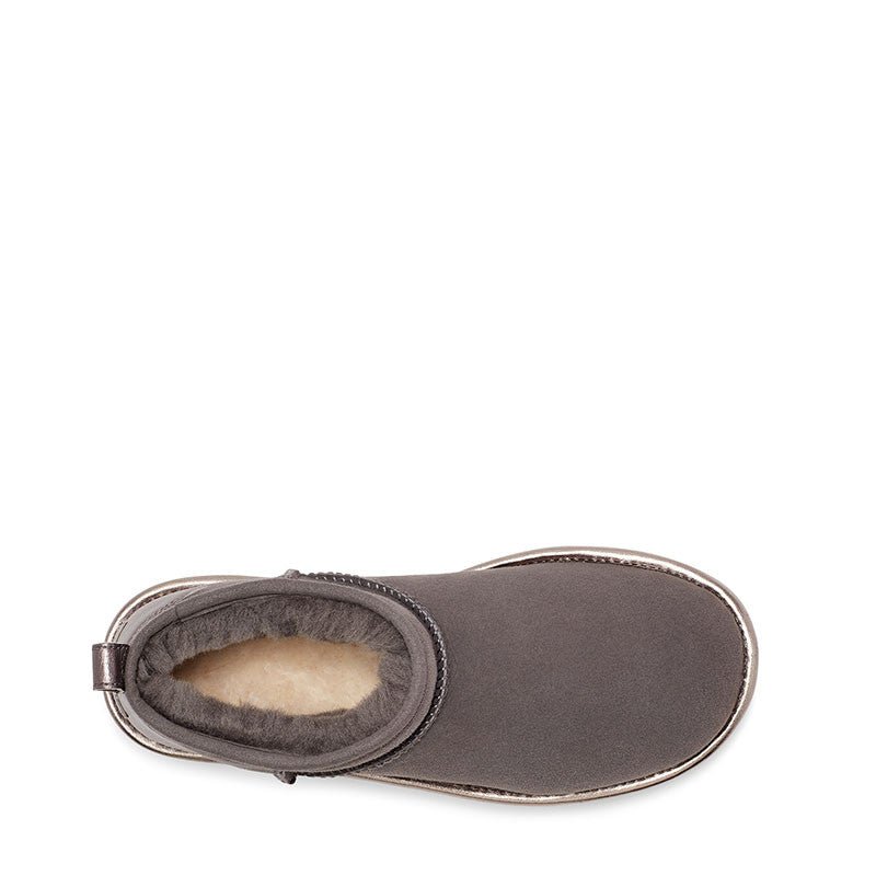Boots Classic Ultra Mini Shine - Gris - Femme - UGG - The Bradery