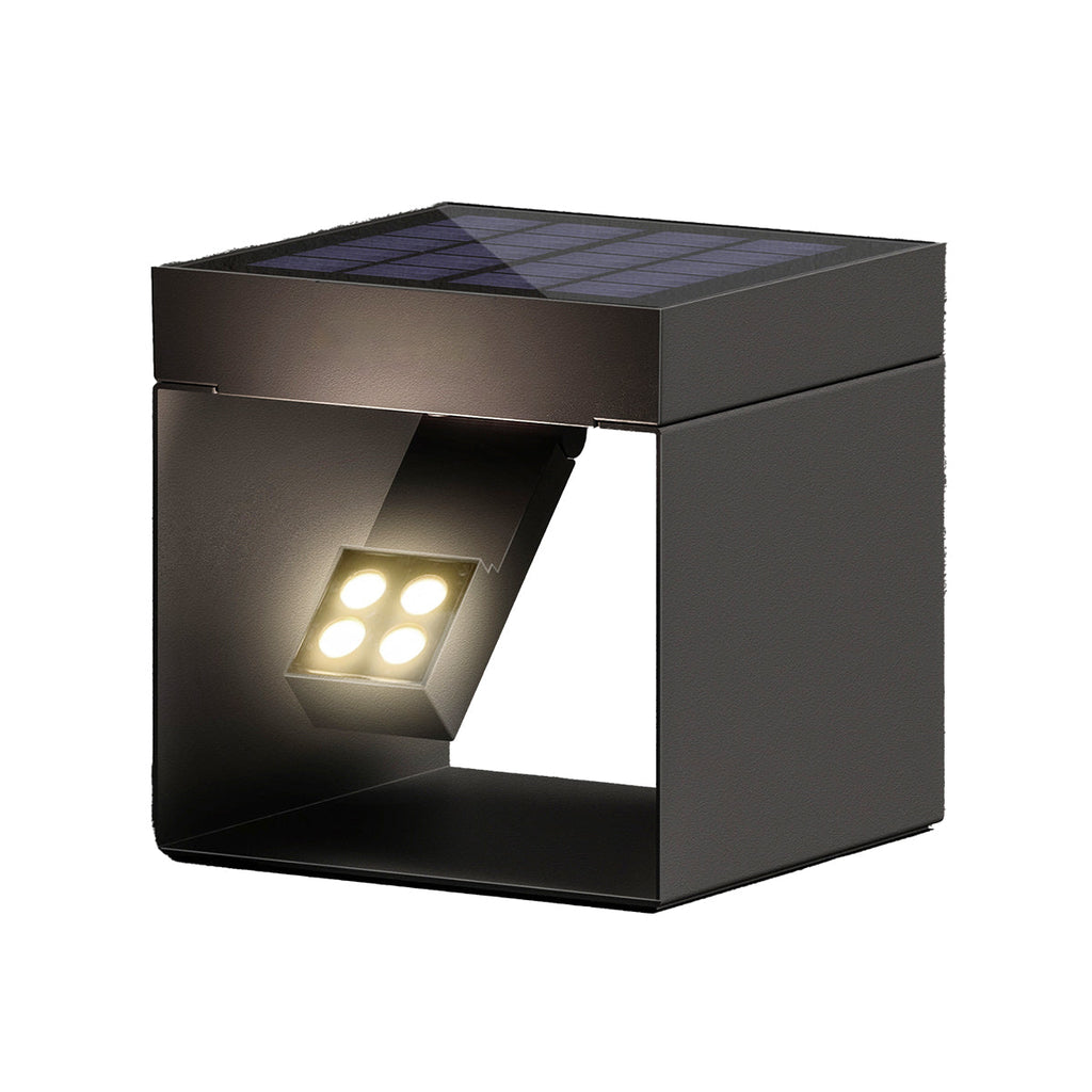 Alea - Borne & Potelet Solaire - Aluminium - Noir