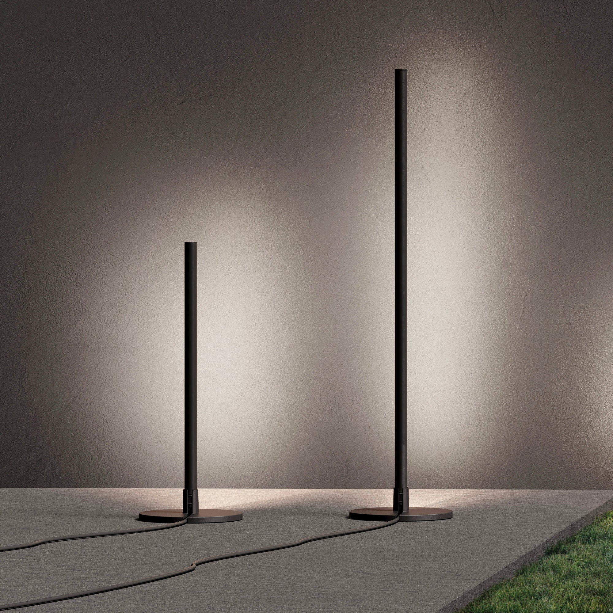 Stem - Lampadaire Solaire - Aluminium - Noir