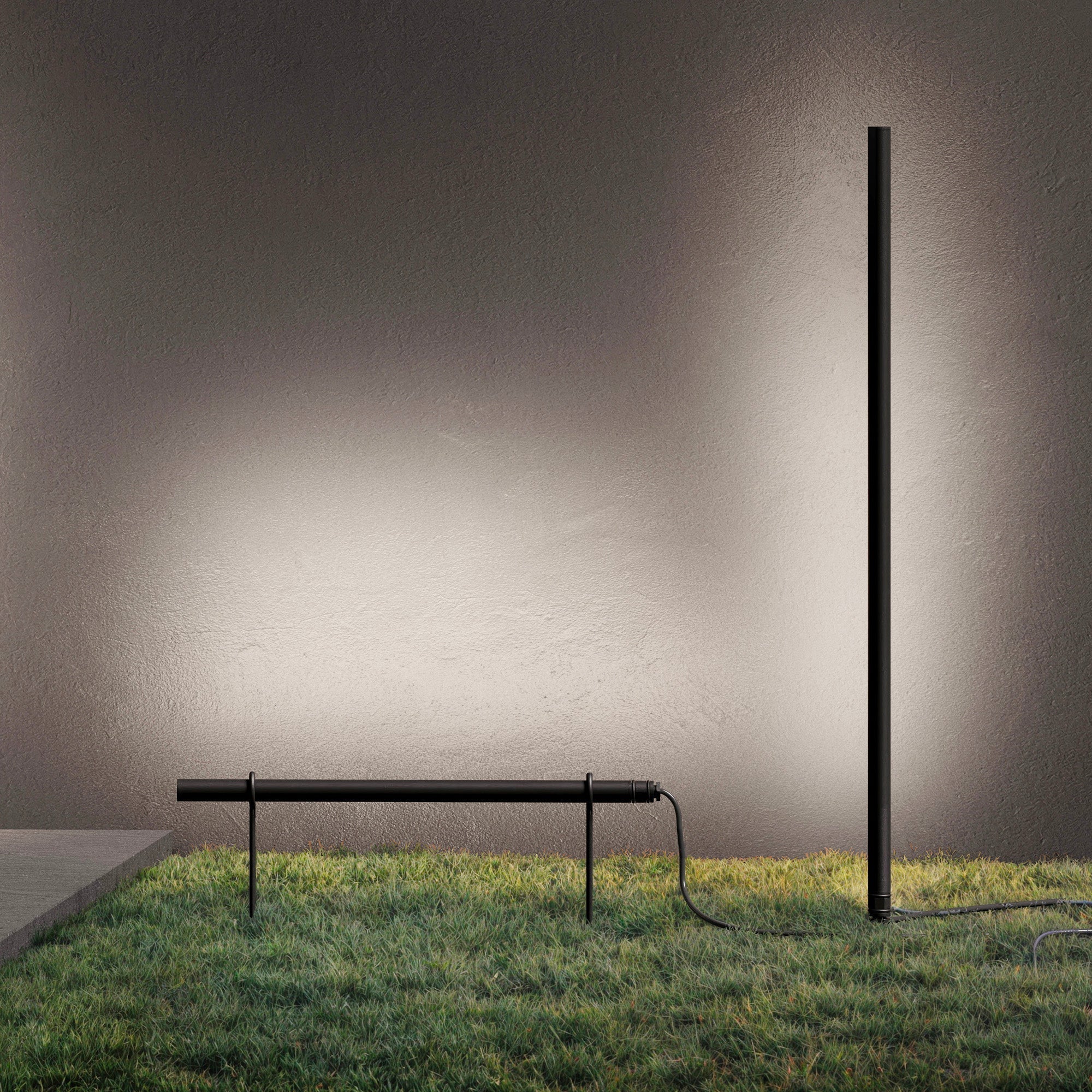 Stem - Lampadaire Solaire - Aluminium - Noir