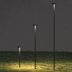 Pin - Lampadaire Solaire - Aluminium - Noir