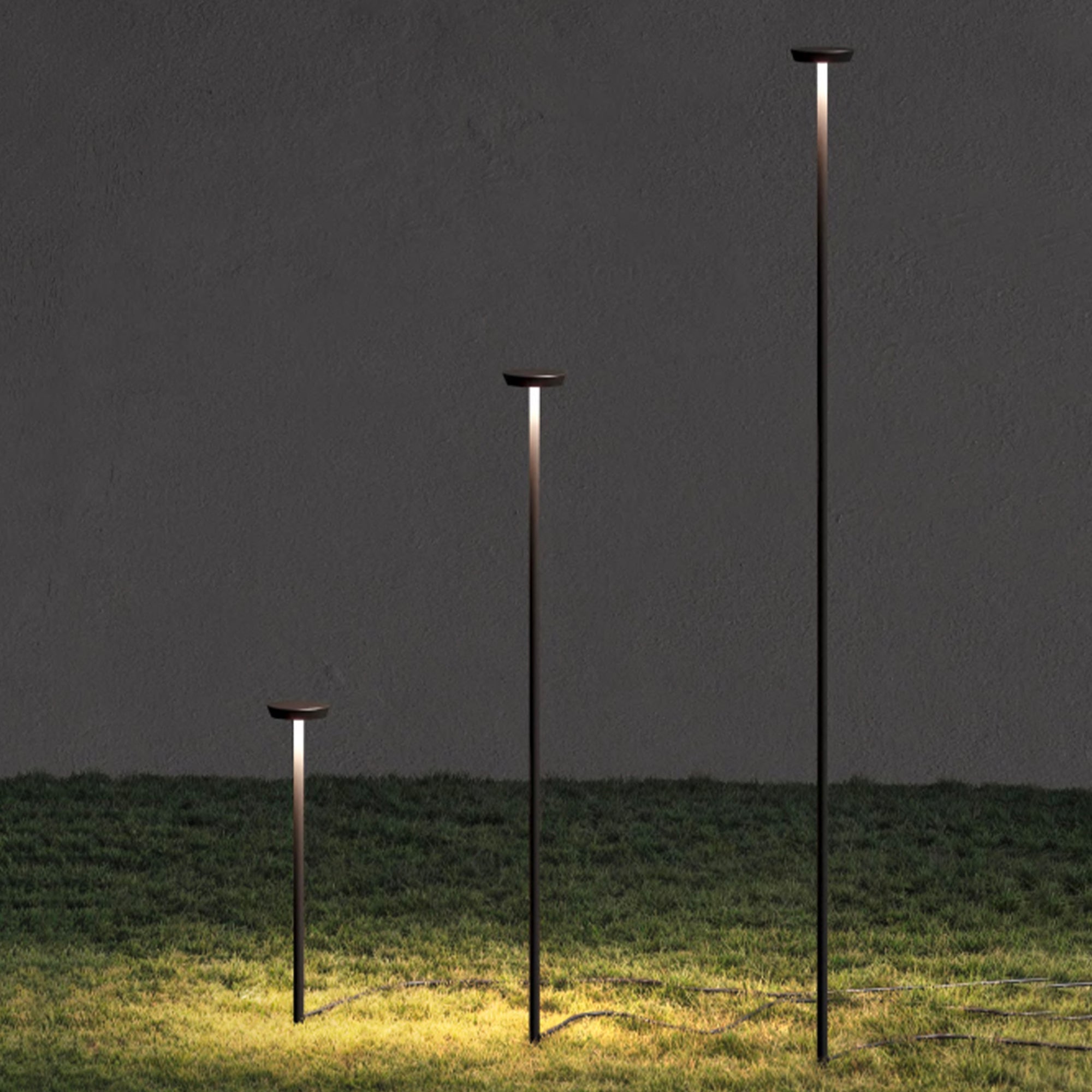 Pin - Lampadaire Solaire - Aluminium - Noir