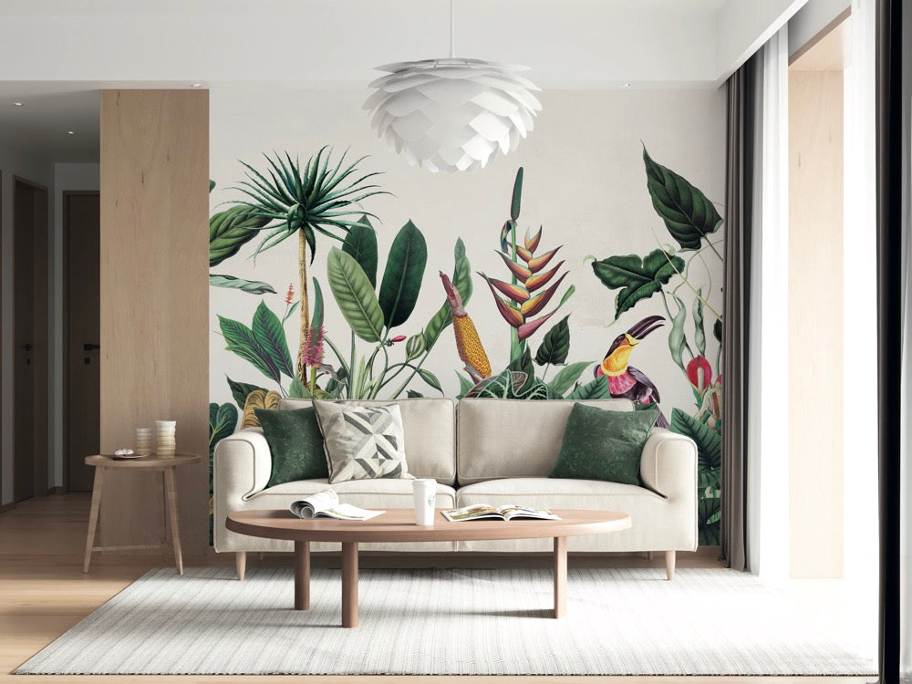 Fresque Bornéo - Tropical Green