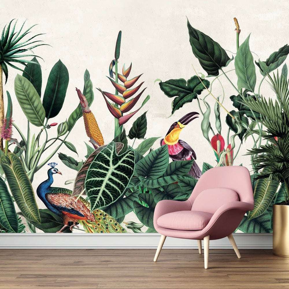 Fresque Bornéo - Tropical Green