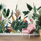 Fresque Bornéo - Tropical Green