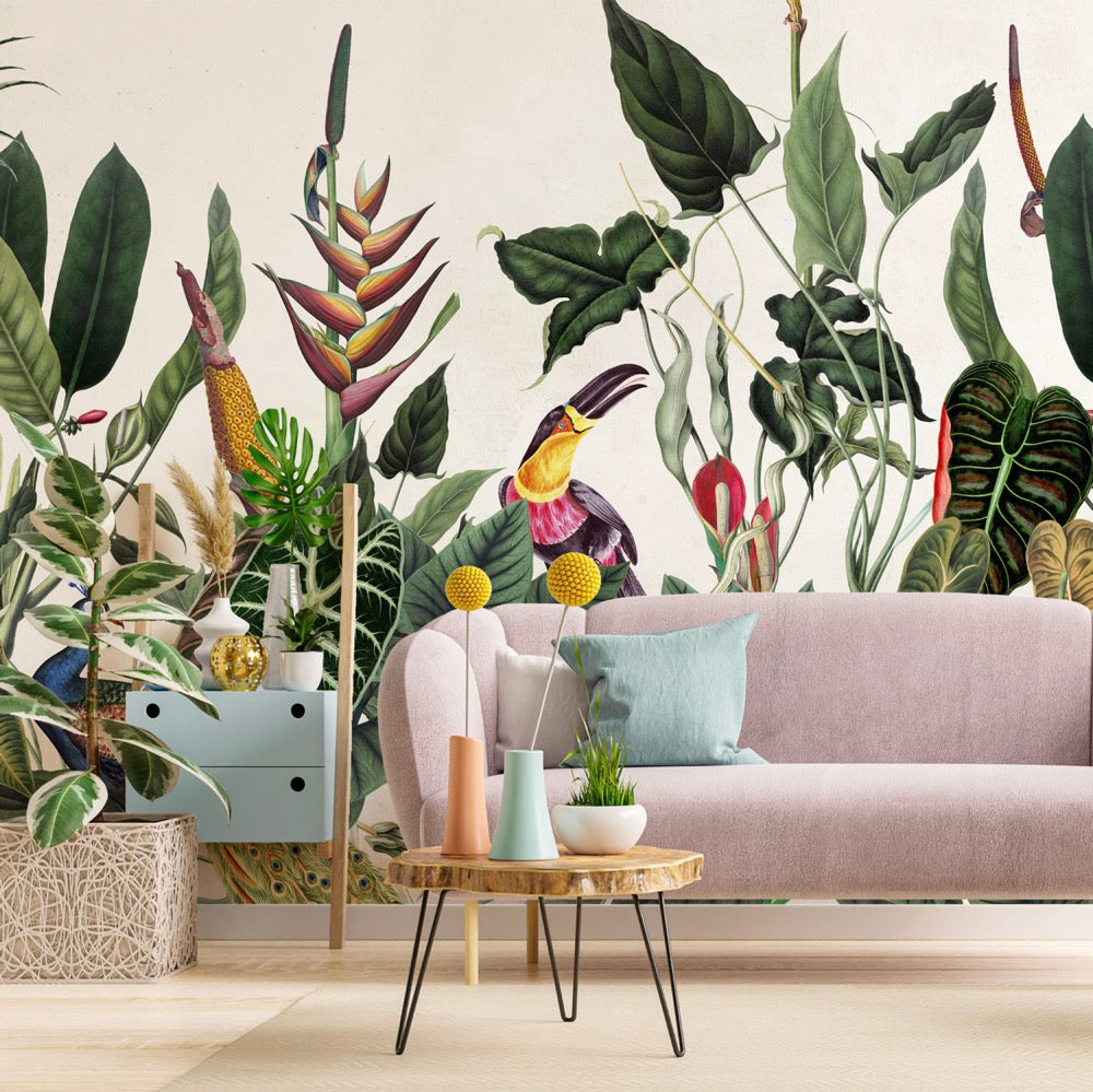 Fresque Bornéo - Tropical Green