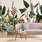 Fresque Bornéo - Tropical Green