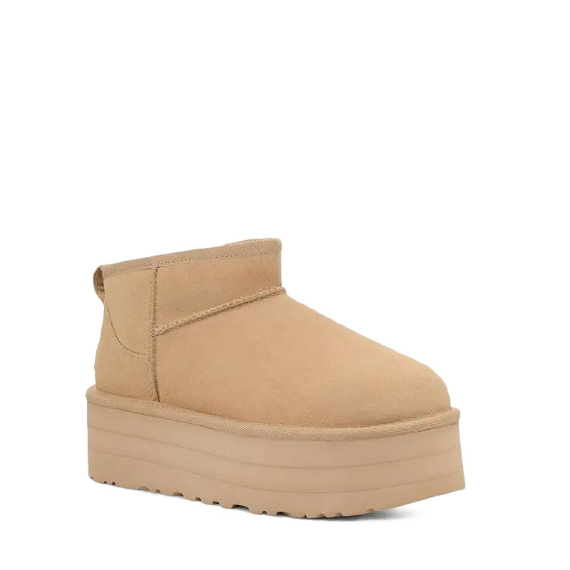 Bottes Classic Ultra Mini Platform - Marron