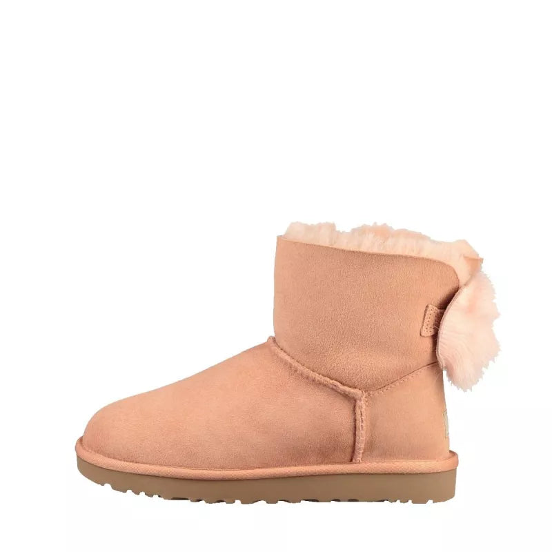 Bottes Fluff Bow Mini - Rose - Femme