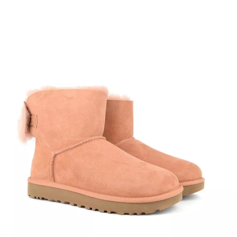 Bottes Fluff Bow Mini - Rose - Femme