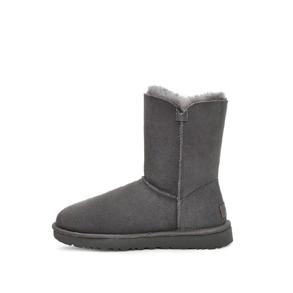 Bottes Bailey Zip Short - Gris - Femme - UGG - The Bradery