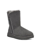 Bottes Bailey Zip Short - Gris - Femme - UGG - The Bradery