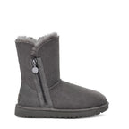 Bottes Bailey Zip Short - Gris - Femme - UGG - The Bradery