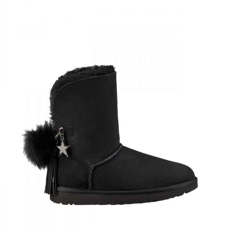 Bottes Classic Charm - Noir - Femme - UGG2 - The Bradery